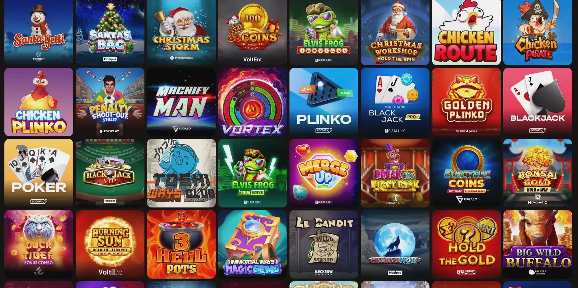 Interfaccia dell'app mobile Wild Robin con slot e live casino su smartphone